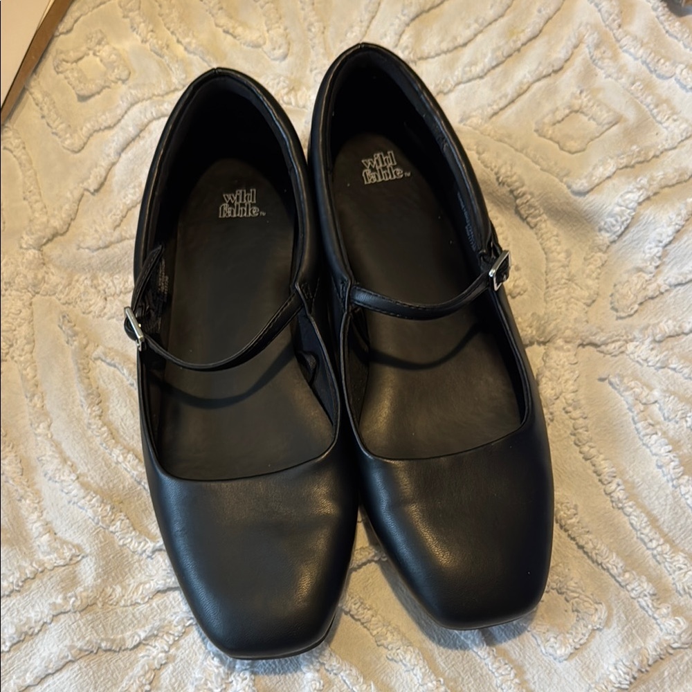 Wild Fable Black Mary Jane Shoes